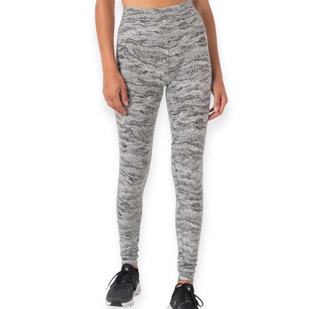 Kyodan Mineral High Waist Soft Marble Jacquard Leggings Size Small